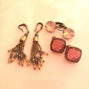 🌟Bundle of three pink earrings 🌟
